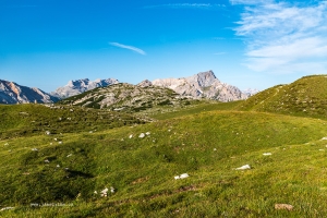 Ráno nad chatou Sennes